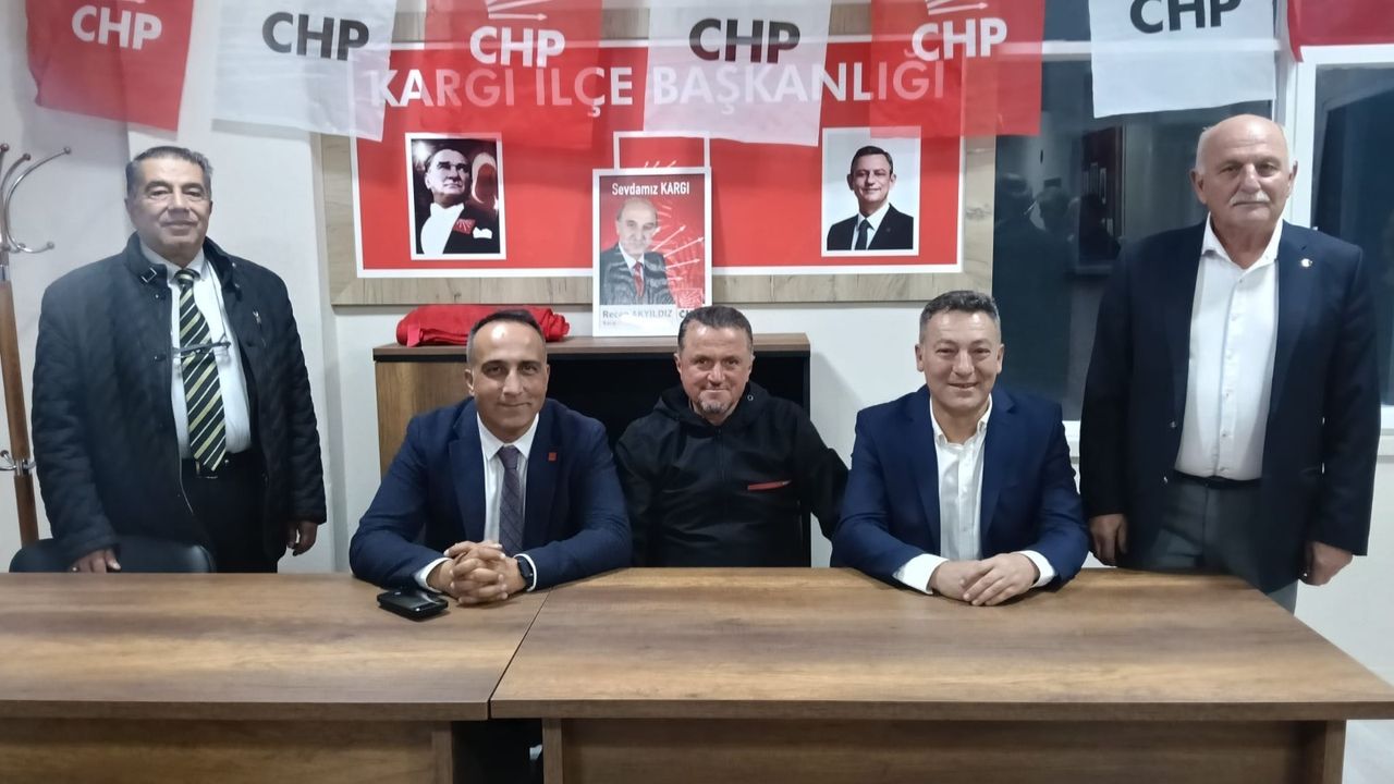 CHP Kargı yönetimine kutlama ziyareti