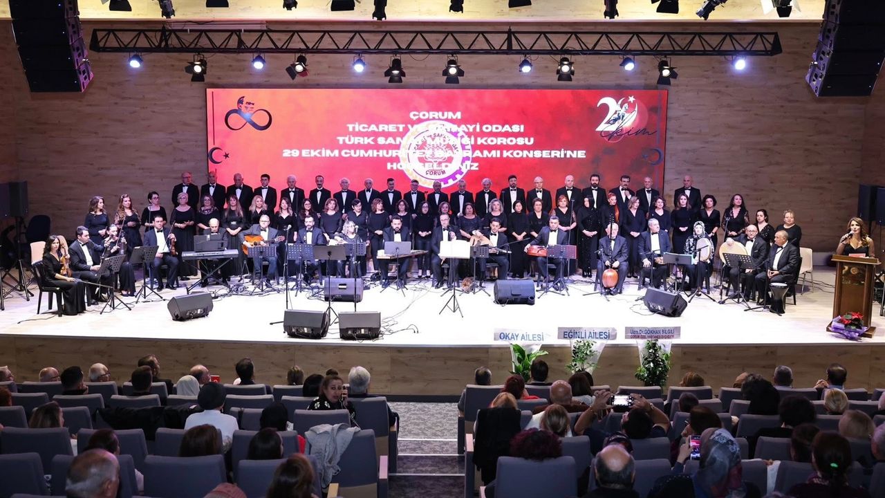 Çorum TSO Türk Sanat Müziği  Korosu’ndan unutulmaz gece