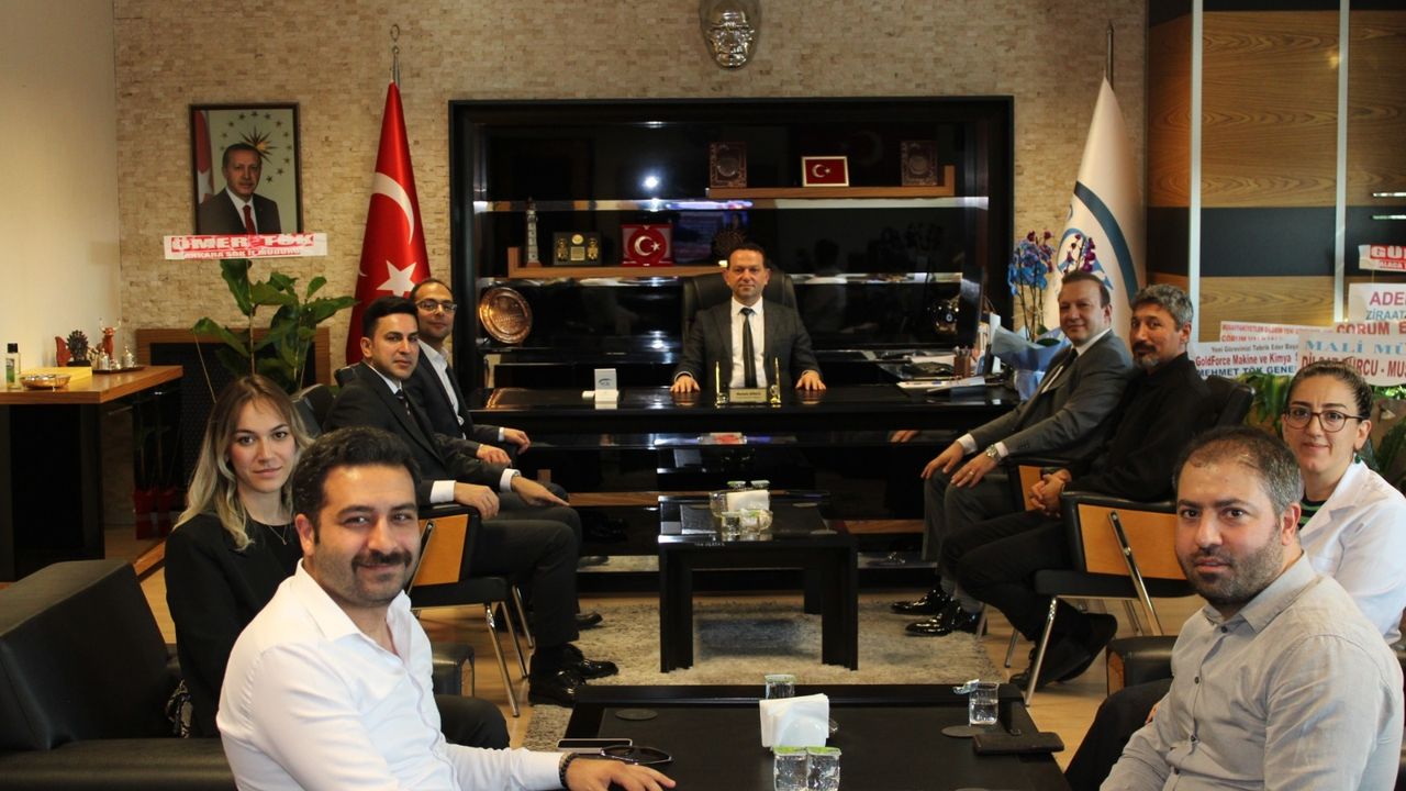 Eczacı Odası’ndan SGK İl  Müdürü Göncü’ye ziyaret