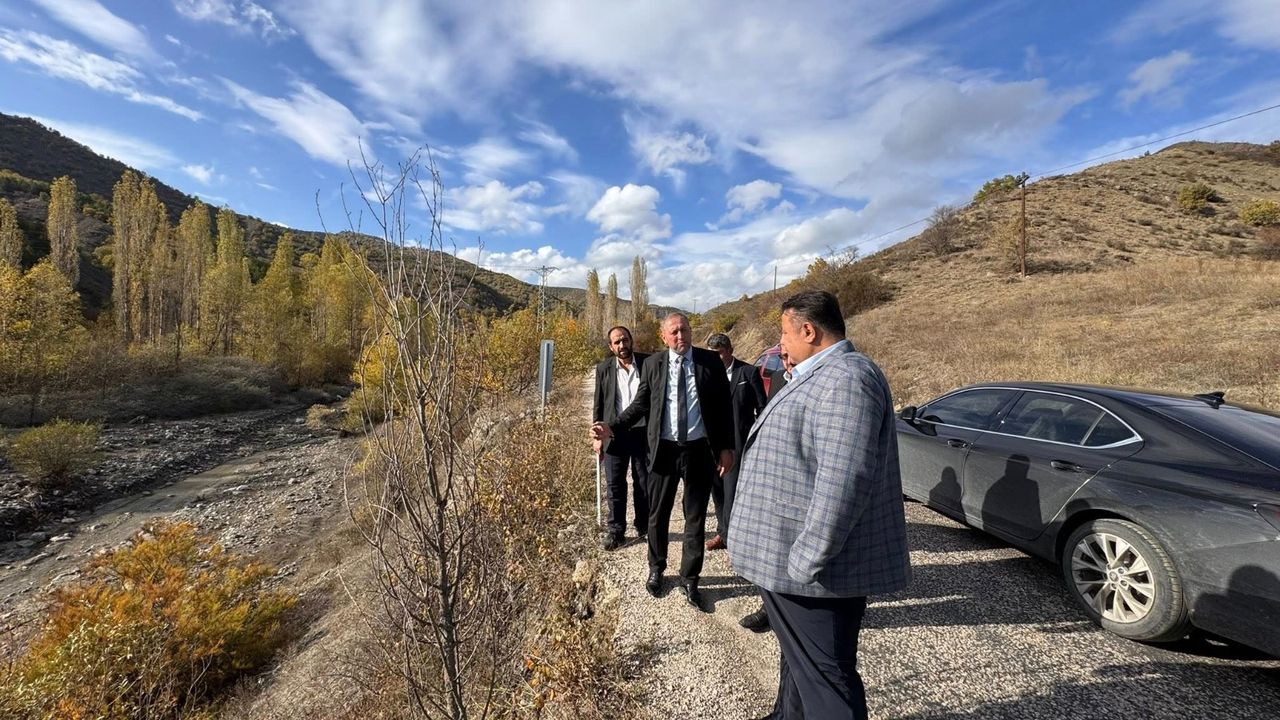 Milletvekili Kaya, Bayat’ta  grup yolu çalışmalarını inceledi