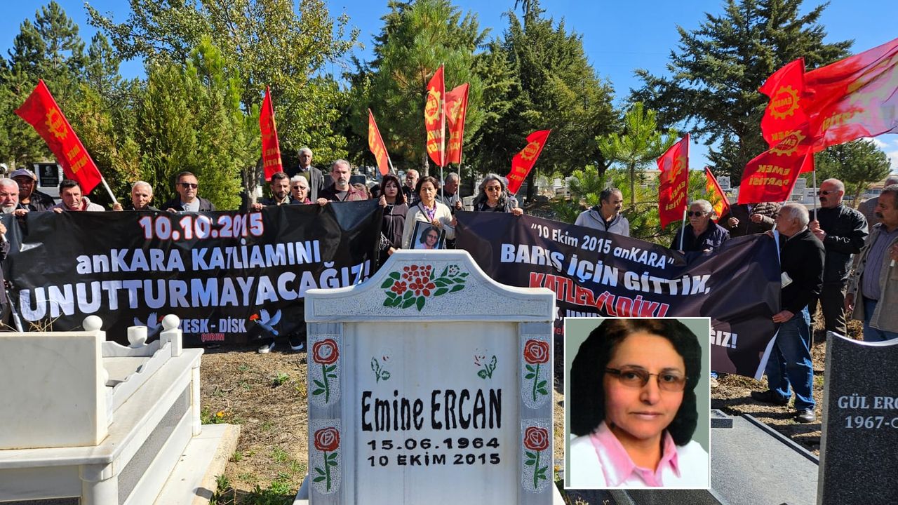 Emine Ercan mezarı  başında anıldı