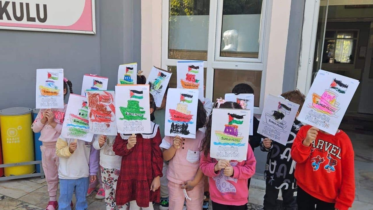 Kargı’da öğrenciler  zulme dikkati çekti