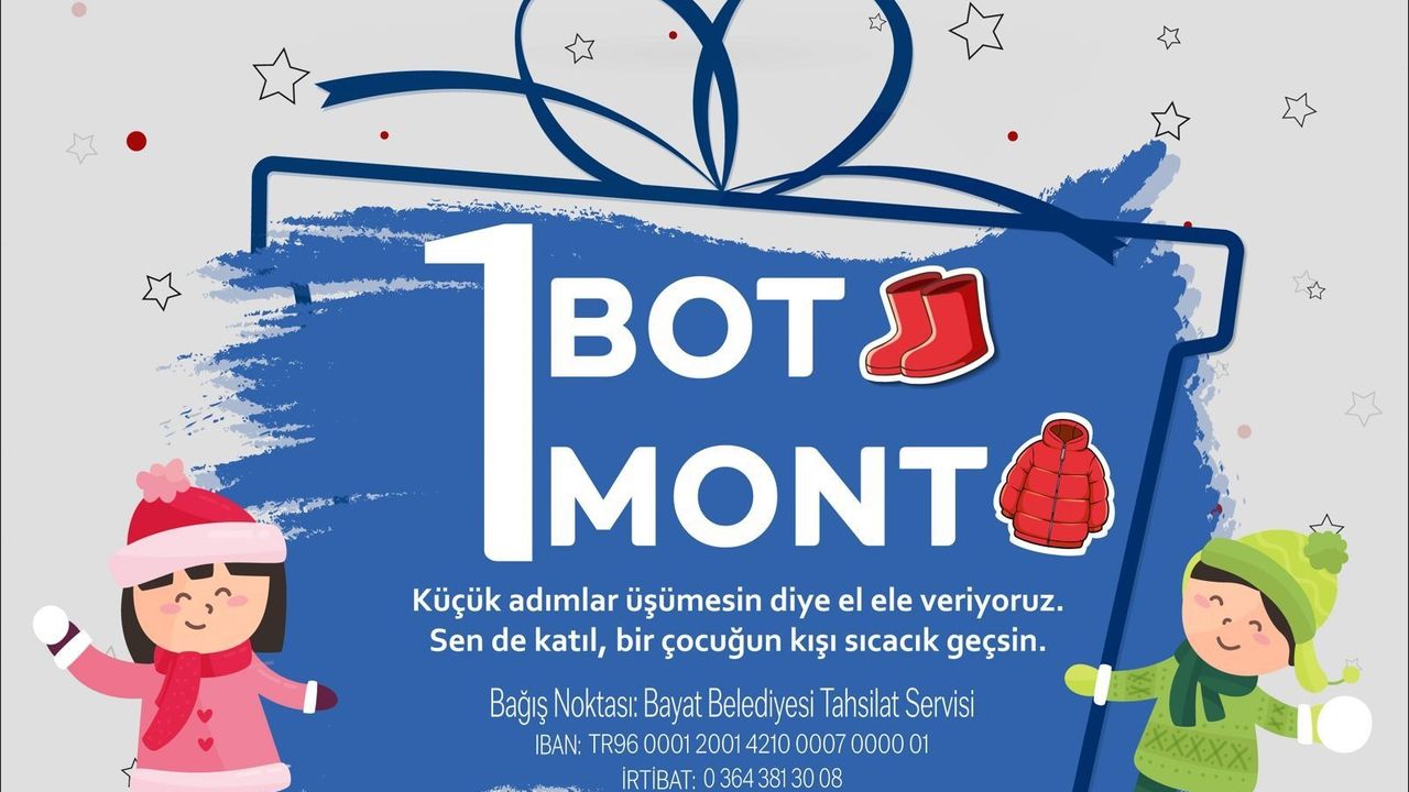 Bayat’ta “1 Bot 1  Mont” kampanyası