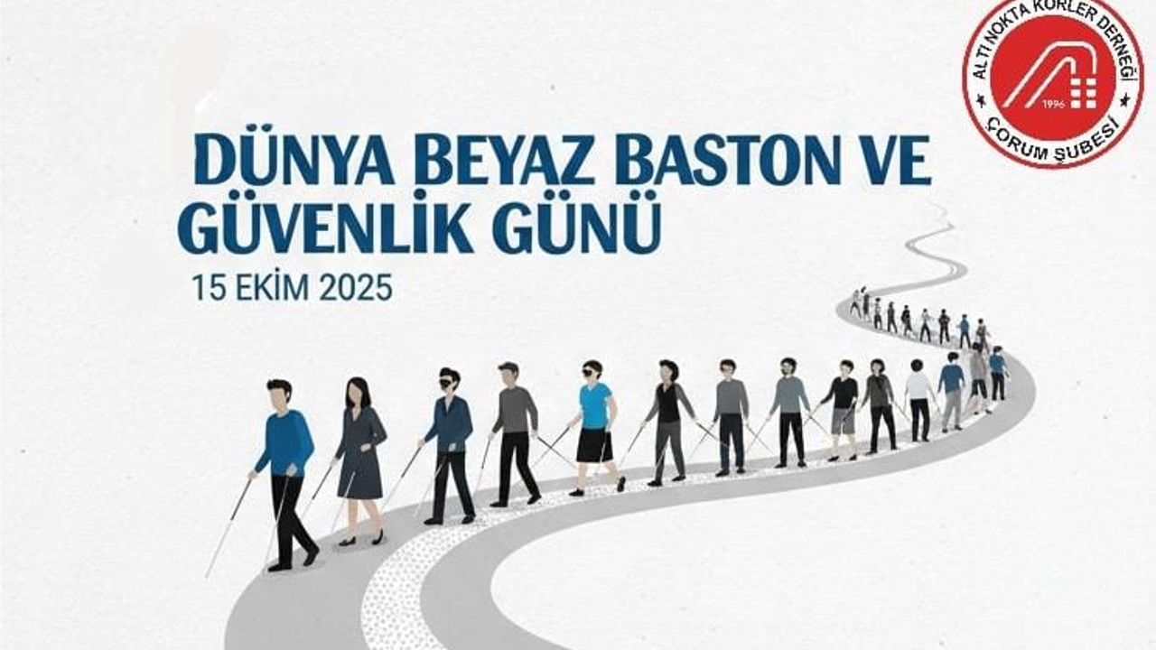 Altı Nokta’dan “beyaz bastonla  farkındalık” yürüyüşü