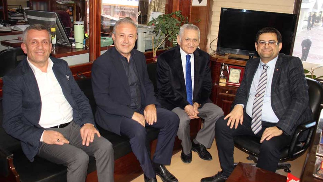 Erkan Dalyan ve arkadaşları ÇORUM HABER’i ziyaret etti