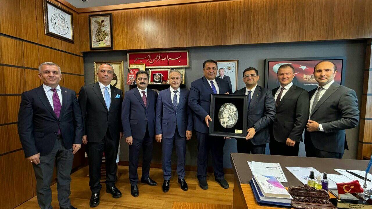 Dalyan ve ekibi Ankara’da
