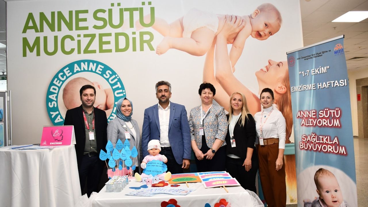 Hastanede emzirmenin  önemine dikkat çekildi