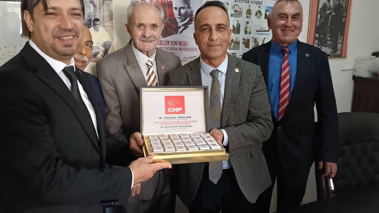 Osmancık CHP’de mazbata  ve devir teslim töreni yapıldı