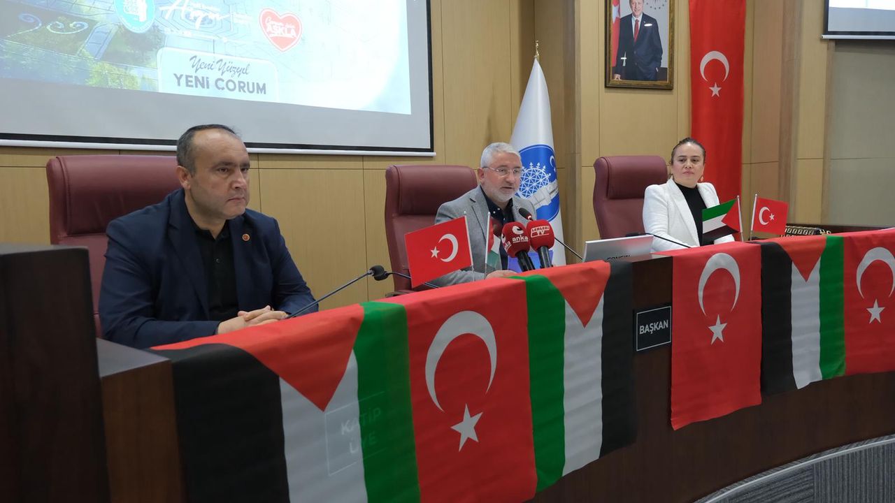 Belediye Meclisi’nden Gazze için ortak ses