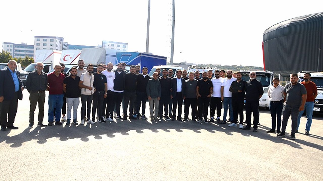 Çorum'da kamyonetçiler eylem yaptı!