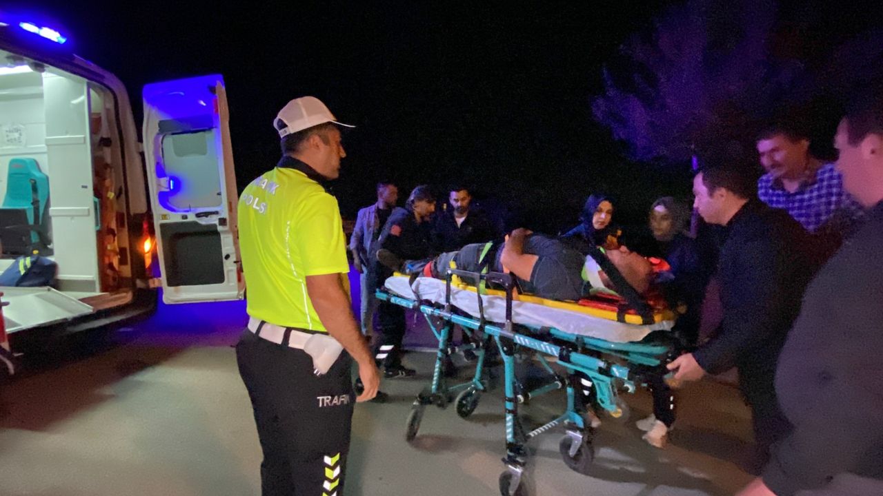 Motosikletler çarpıştı! Sürücü yaralandı