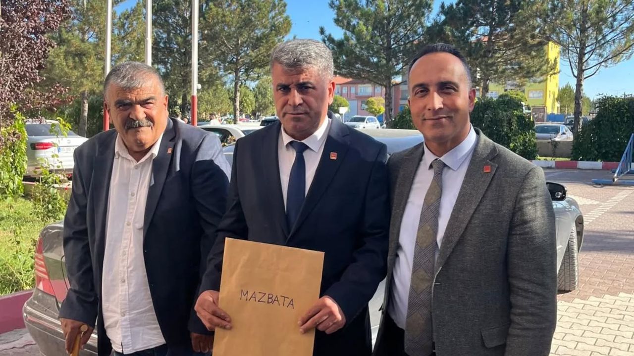 Adem Şahin mazbata aldı