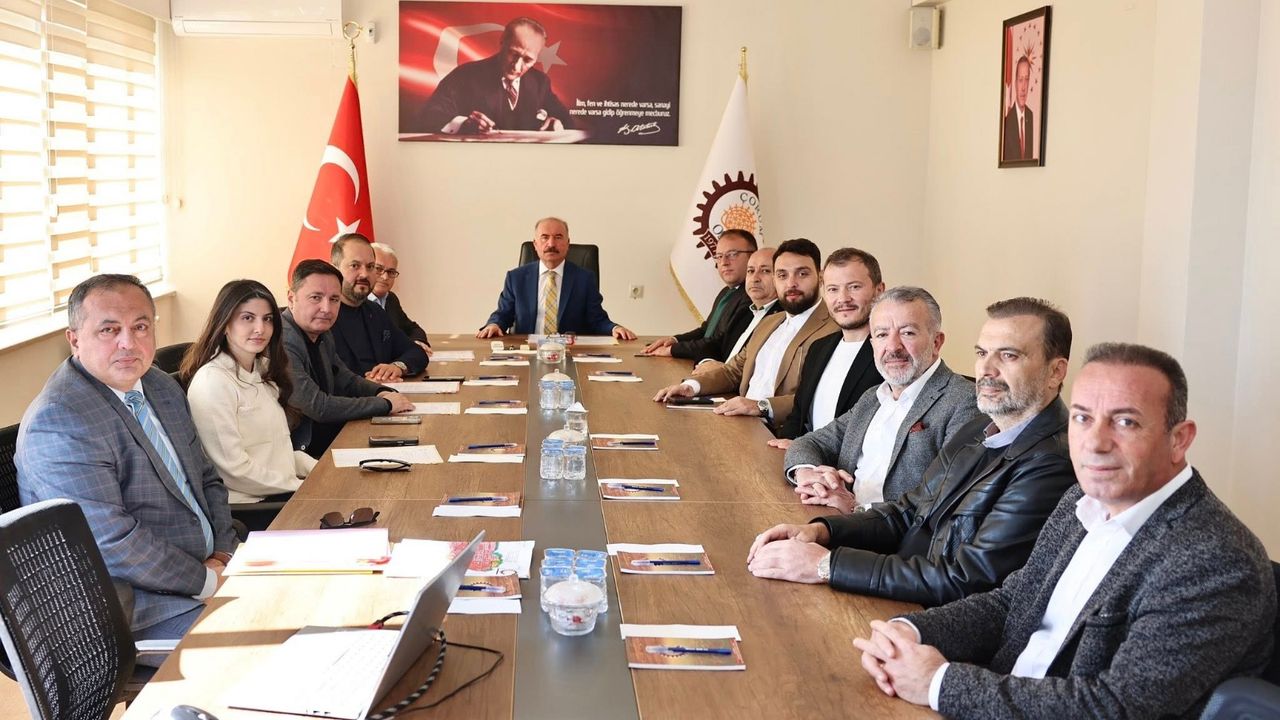 OSB yönetimi toplandı