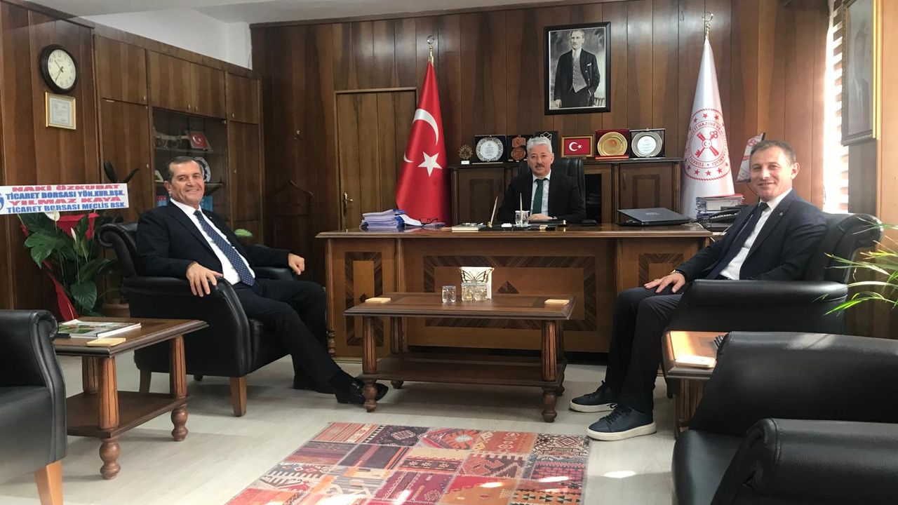 Özkubat ve Kaya’dan  Defterdar ziyareti