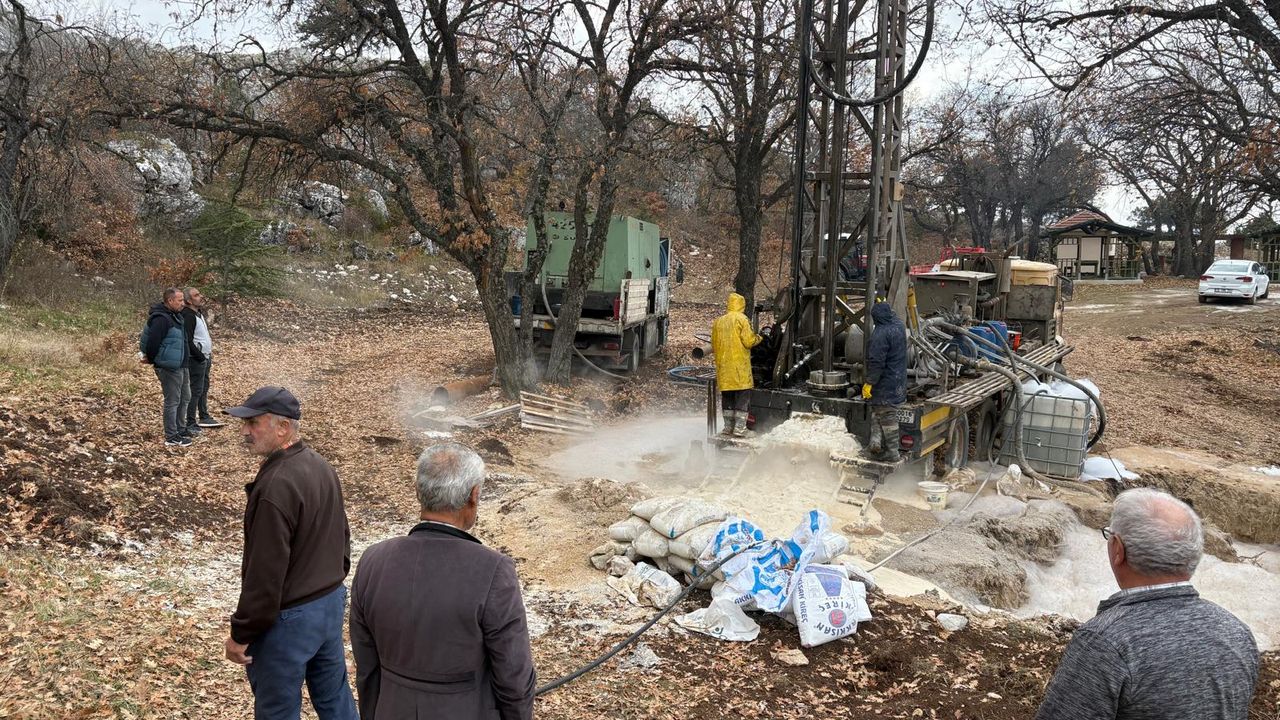 O köyün 600 yıllık su hasreti bitiyor