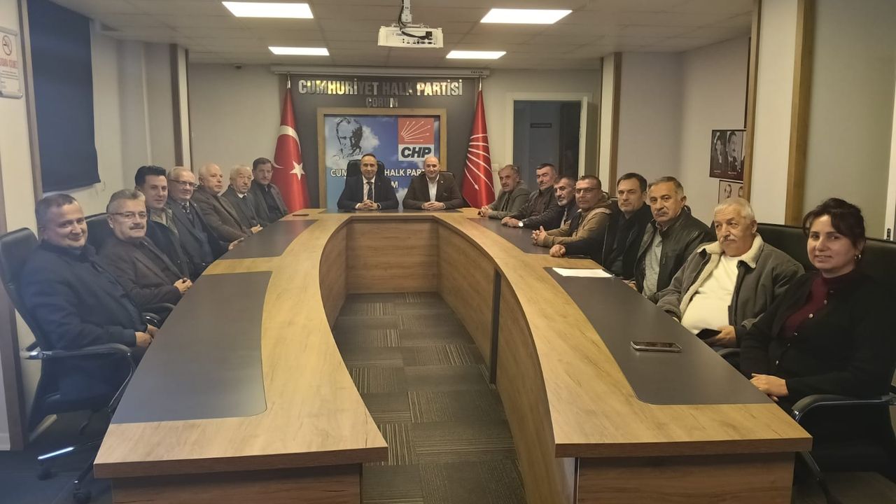ÇESOB heyetinden  CHP’ye kutlama