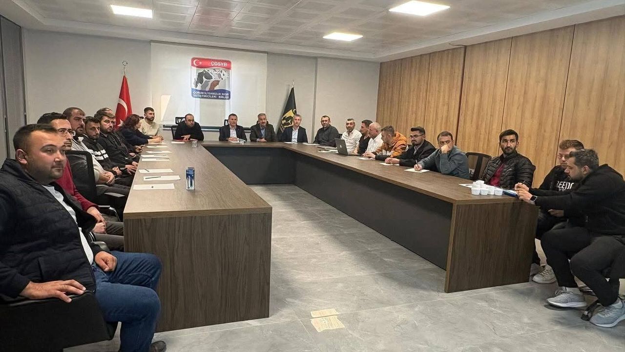 Damızlık Birliği personeline  hayvancılık destekleri anlatıldı