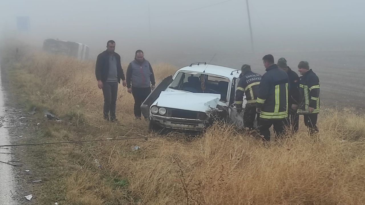 Sis trafik kazasına  sebep oldu: 5 yaralı