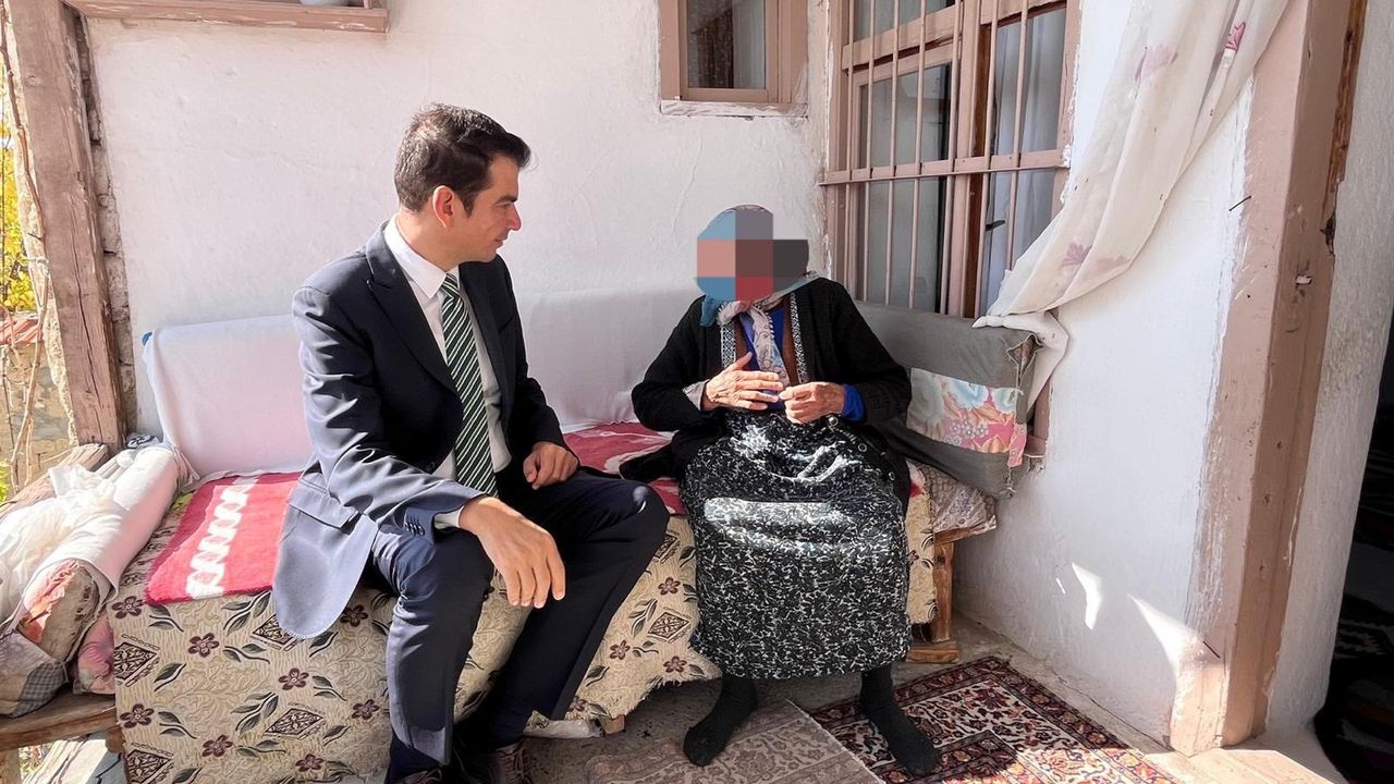 Kaymakam Köksal ihtiyaç sahibi  ailelere devletin şefkat elini uzattı