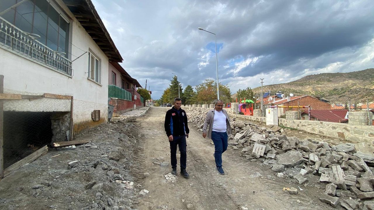 Bayat’ta altyapı seferberliği