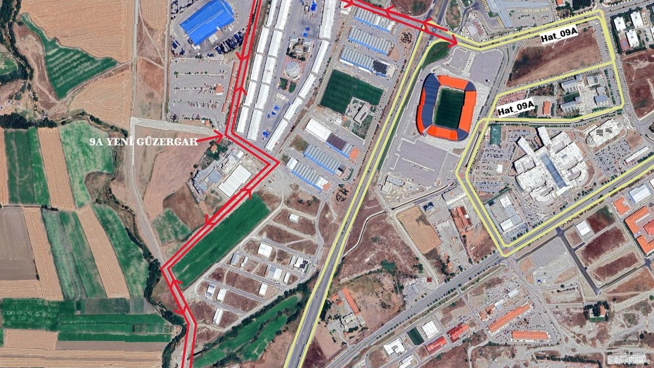 9A hattında güzergâh düzenlemesi