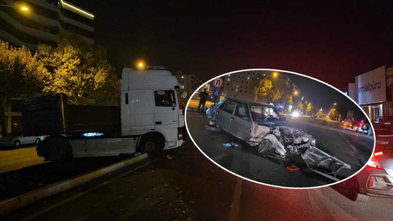 Çorum’da alkollü TIR sürücüsünün neden olduğu kazada 1 kişi yaralandı