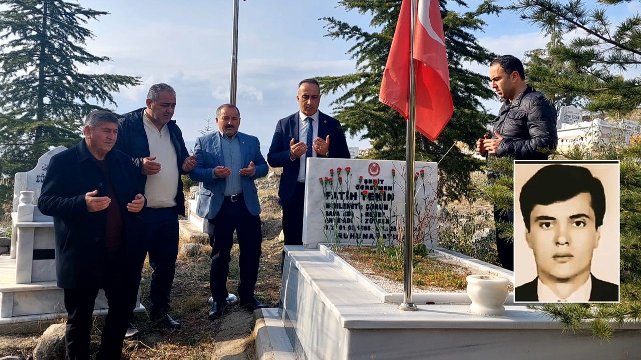 Şehit Öğretmen Fatih  Tekin Elköy’de anıldı