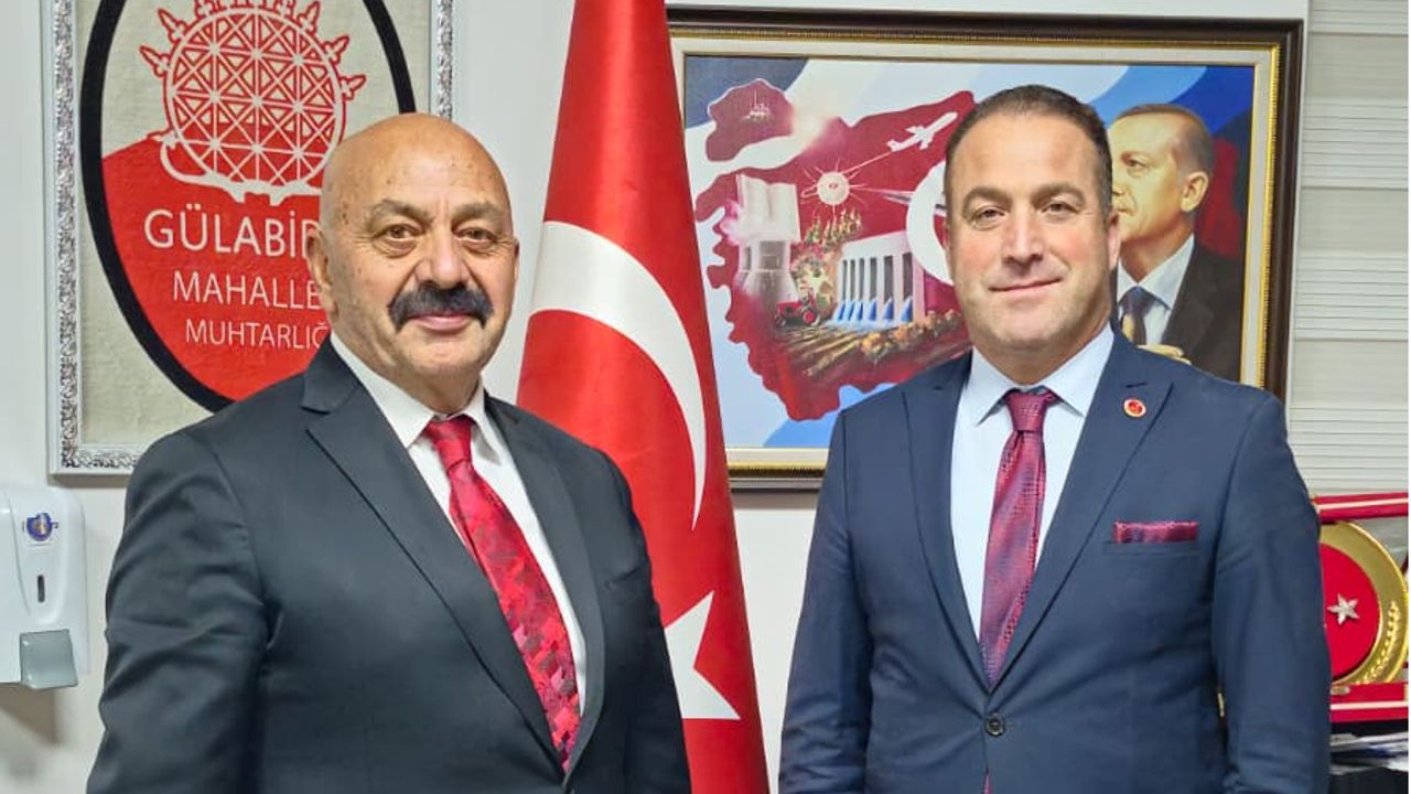 İsbir’den Muhtar Belli’ye  geçmiş olsun ziyareti