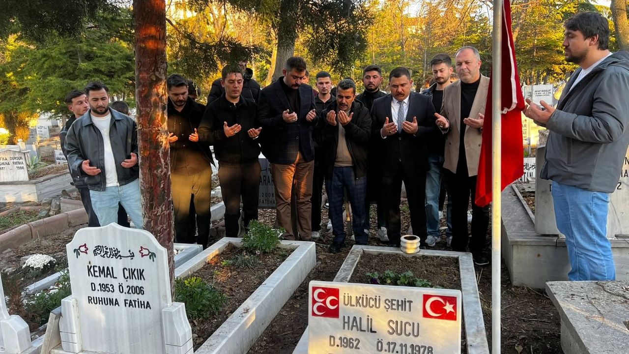 Ülkücü Halil Sucu  kabri başında anıldı
