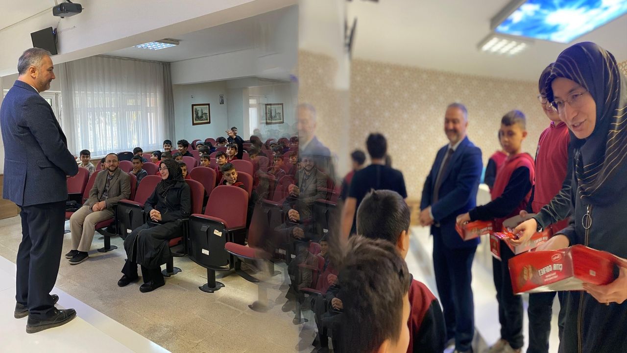 Müftü Yıldırım hafızlık  öğrencileri ile buluştu