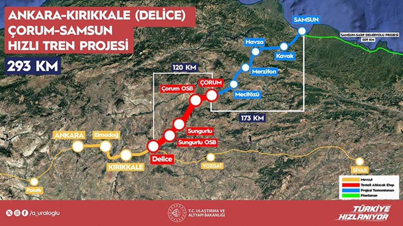 Ankara–Çorum-Samsun Hızlı Tren Projesi beklemeye mi alındı?