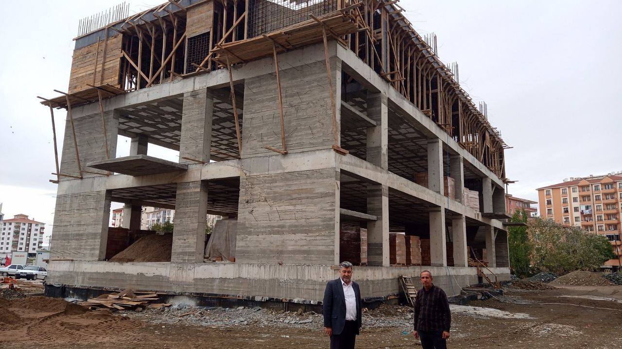 Yatılı Hafızlık Kız Kur’an Kursu inşaatı yükseliyor