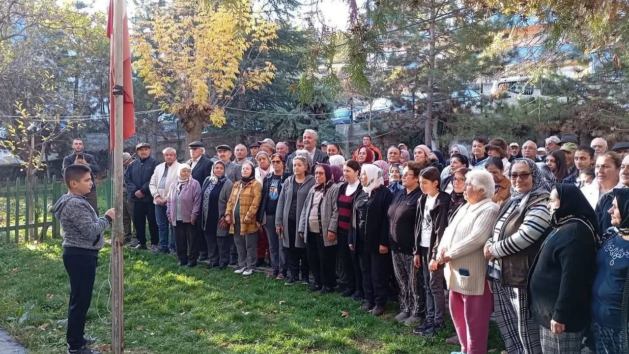 Çampınar’da Ata’ya saygı