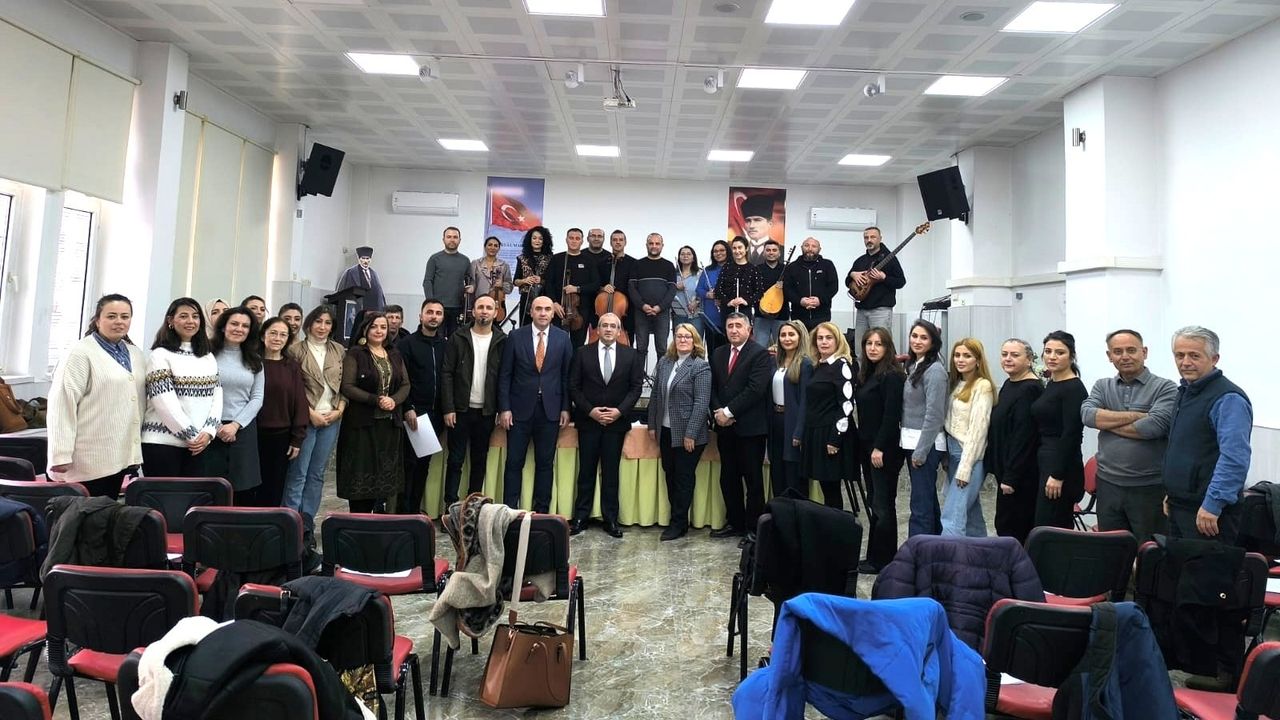 Çağlar’dan Maarif  Orkestrası’na ziyaret