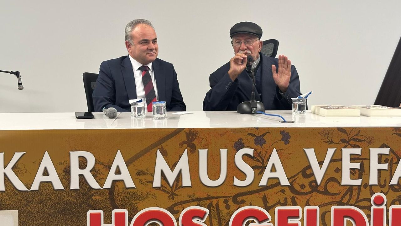 Âşık Kara Musa  eserleriyle onurlandırıldı