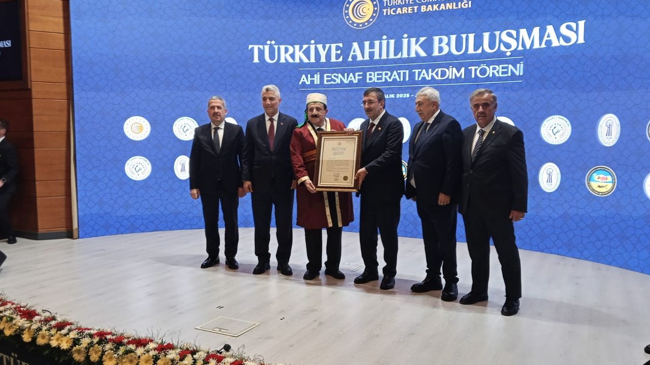 Çorum’un Ahisi, Ankara’da onurlandırıldı