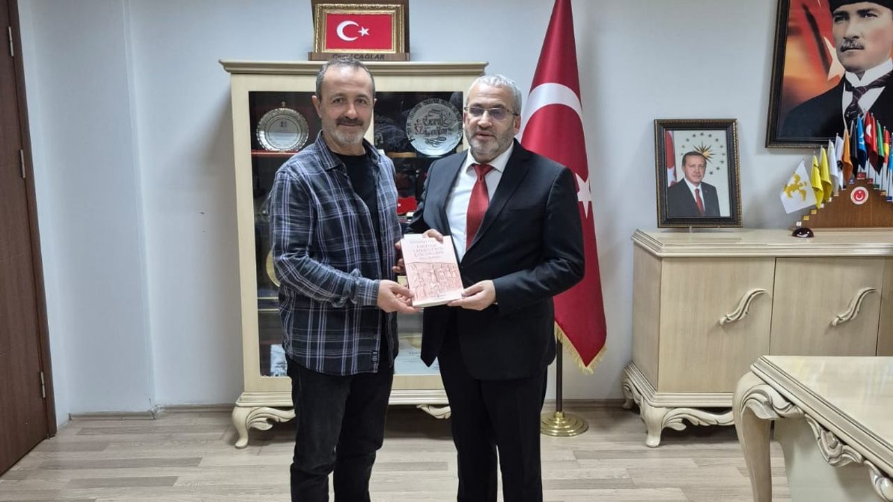 Çağlar’a “Hitit  Destanı” kitabı