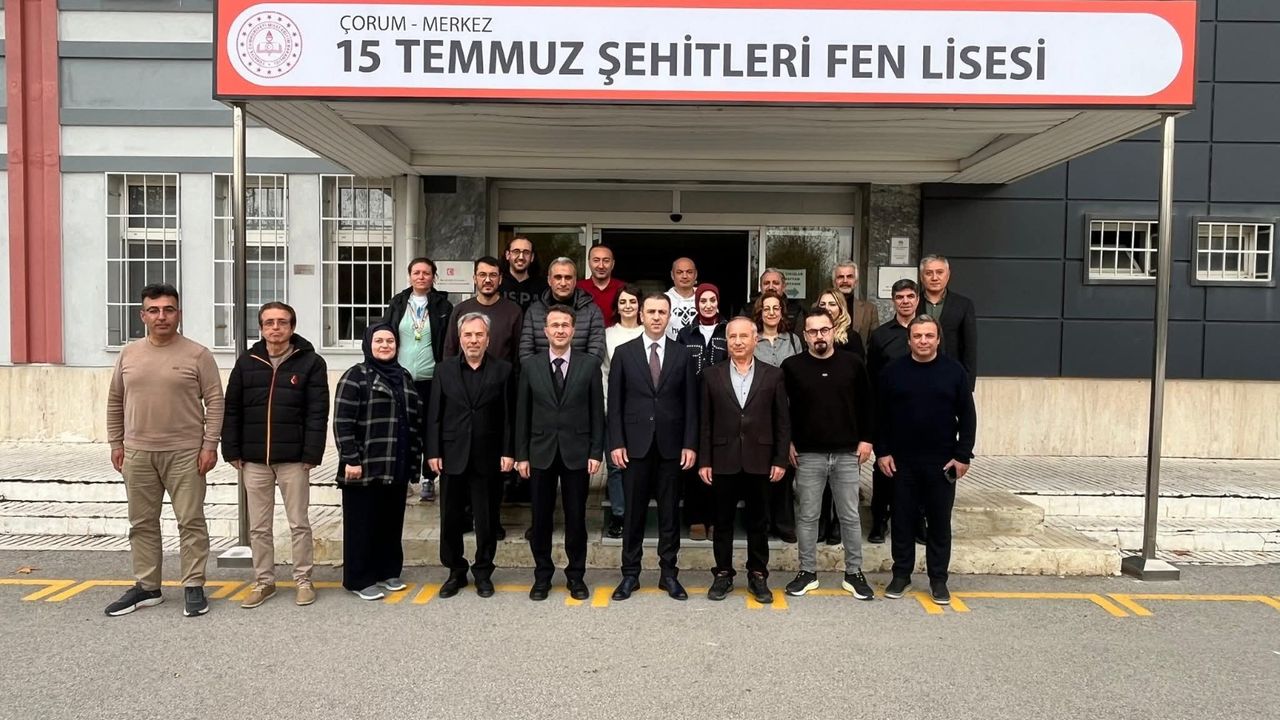 Ahmet Bektaş’tan  Fen Lisesi ziyareti