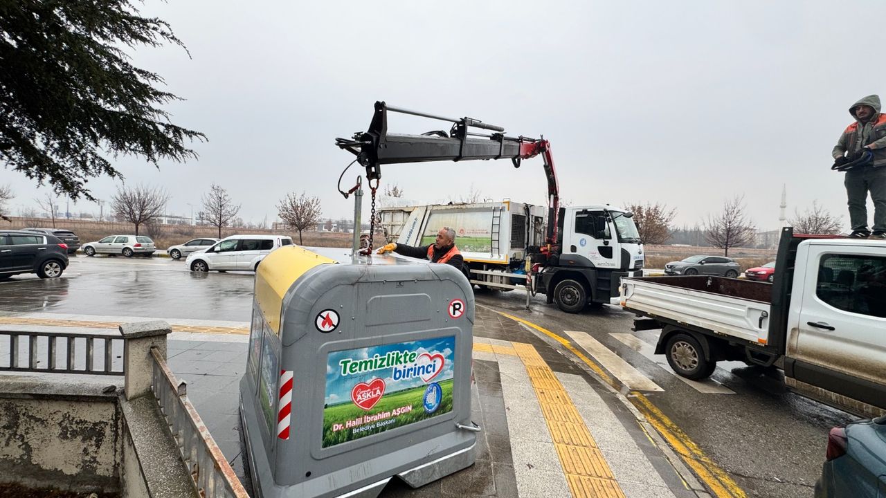 Çöp konteynerleri değişiyor