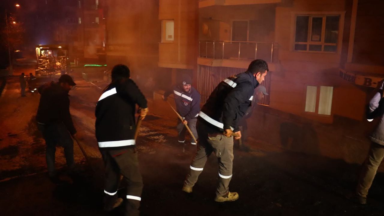 Sungurlu’da yoğun  asfalt mesaisi
