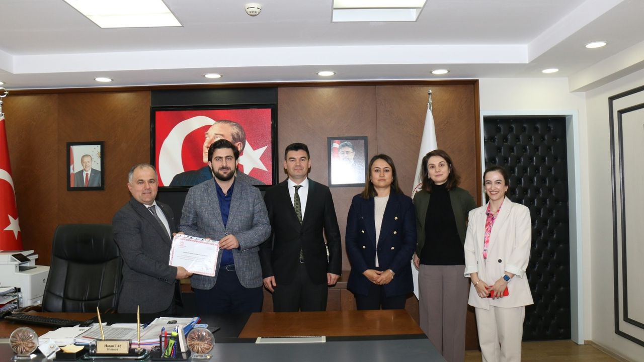 Tarım İl Müdürlüğü’ne  ‘beslenme dostu’ belgesi