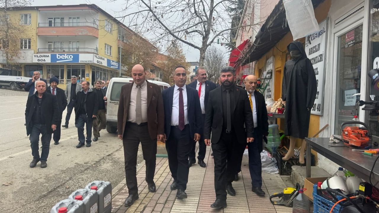 “İl ve ilçe teşkilatlarımızla sahadayız”