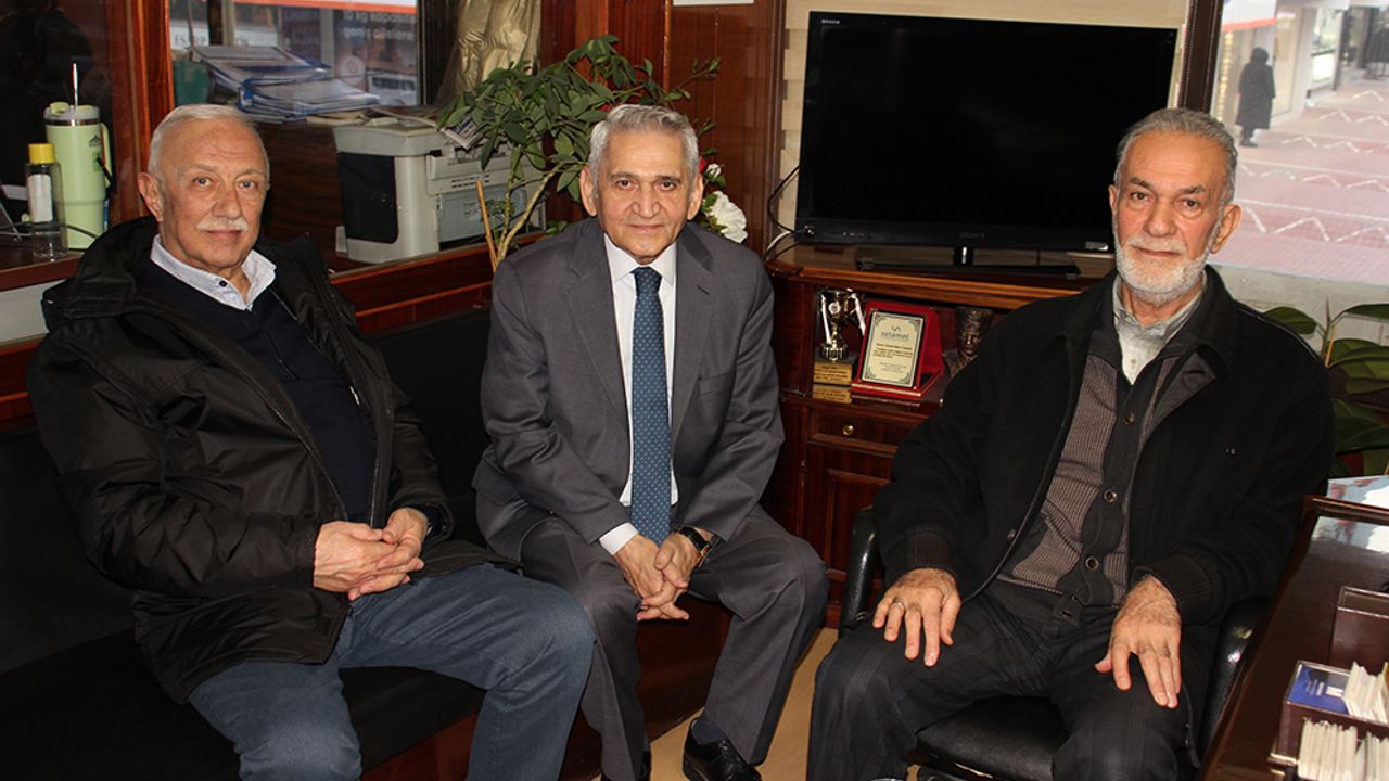 Davut Güney ve Dr. Ömer Sobacı Yolyapar’ı ziyaret etti