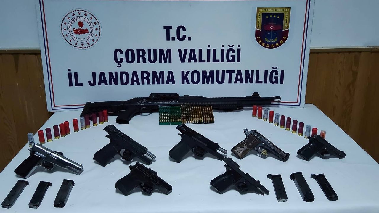 Silah kaçakçılarına jandarmadan operasyon