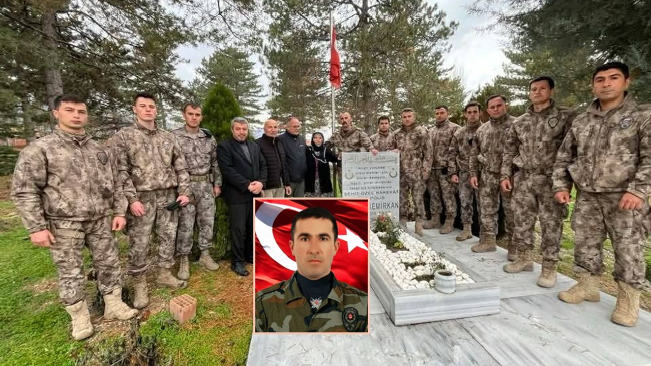 Silah arkadaşları Çorumlu  şehit Mesut Demirkan’ı andı