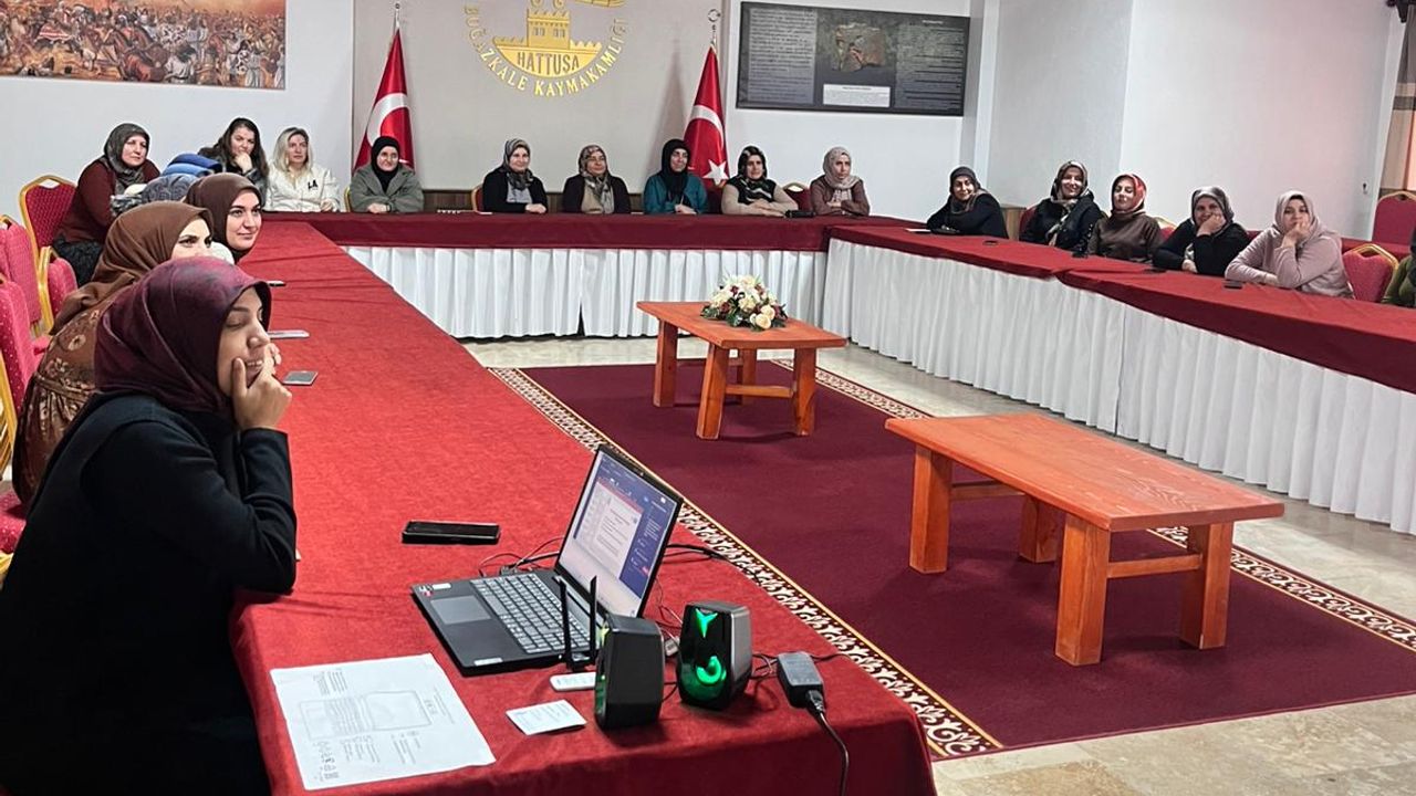 Çorumlu kadınlar kendi işinin  patronu olmaya hazırlanıyor