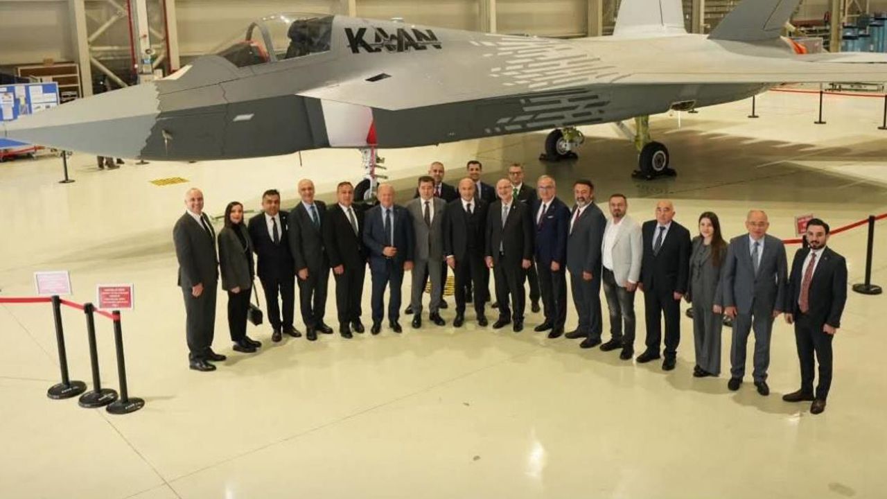 Levent Öztekin TUSAŞ tesislerinde