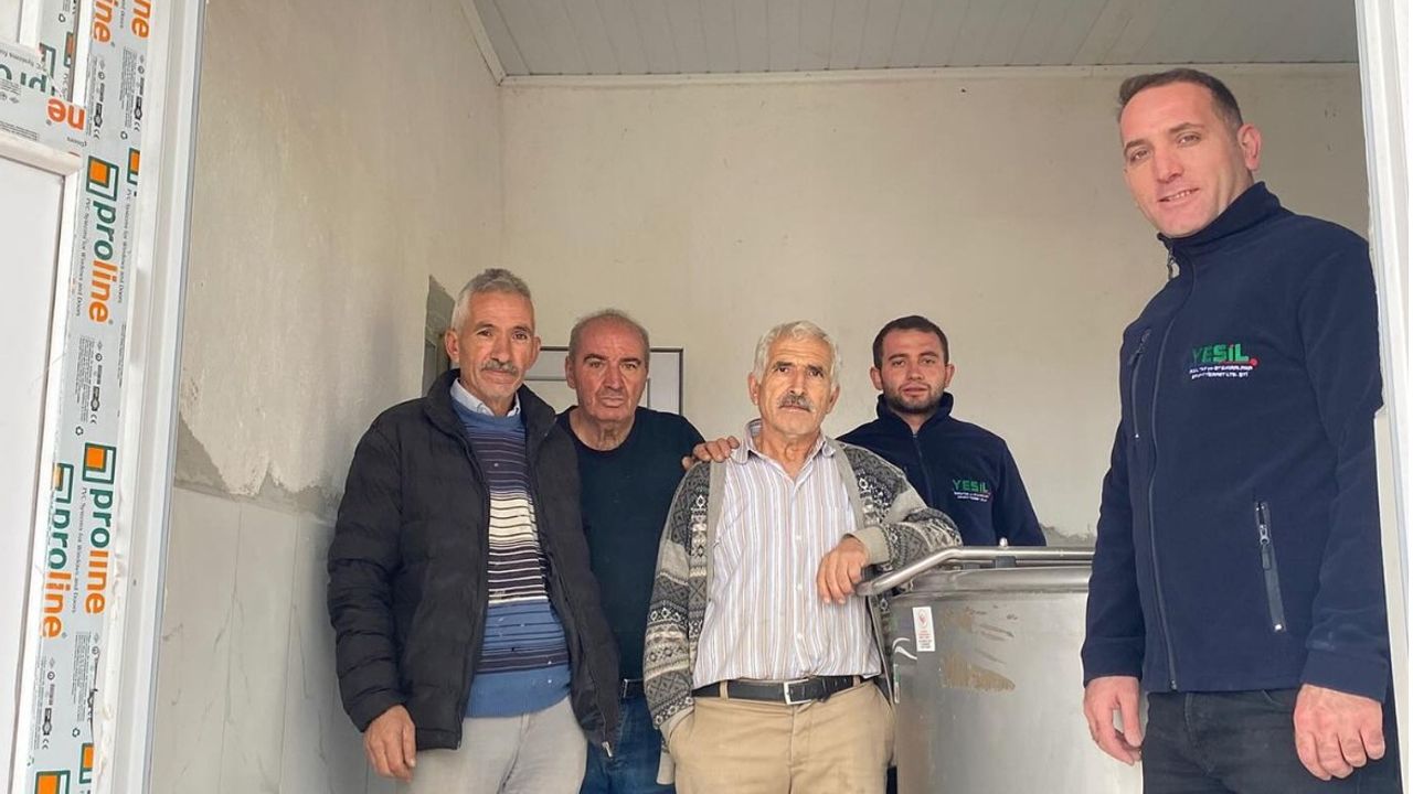 Mehmetdedetekke Köyü'nde Süt  Toplama Merkezi hizmete açıldı