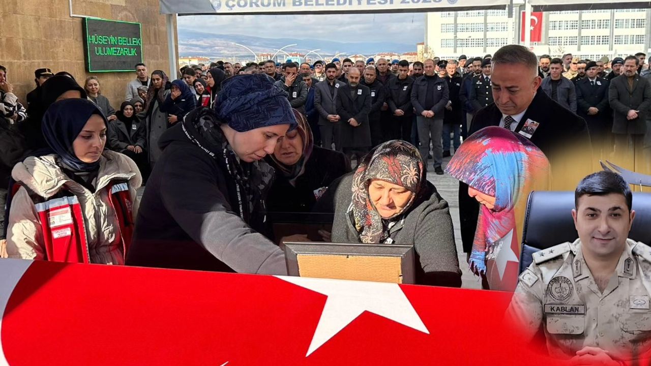 Üsteğmen Ali Kablan’a  hüzün dolu uğurlama