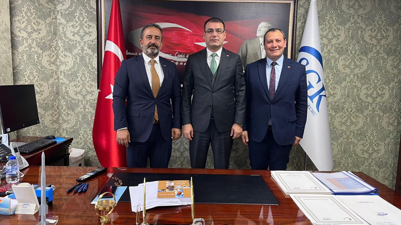 Ankara SGK Müdürü Tök, Yağbat’ı ağırladı